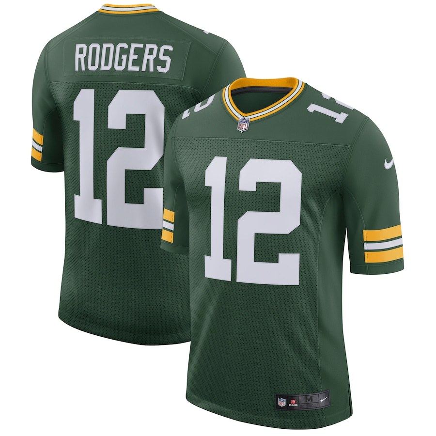 Mens Green Bay Packers Aaron Rodgers  Green Classic Limited Player Jersey