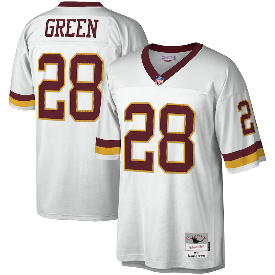 Mens Washington Football Team Darrell Green  White Legacy Replica Jersey