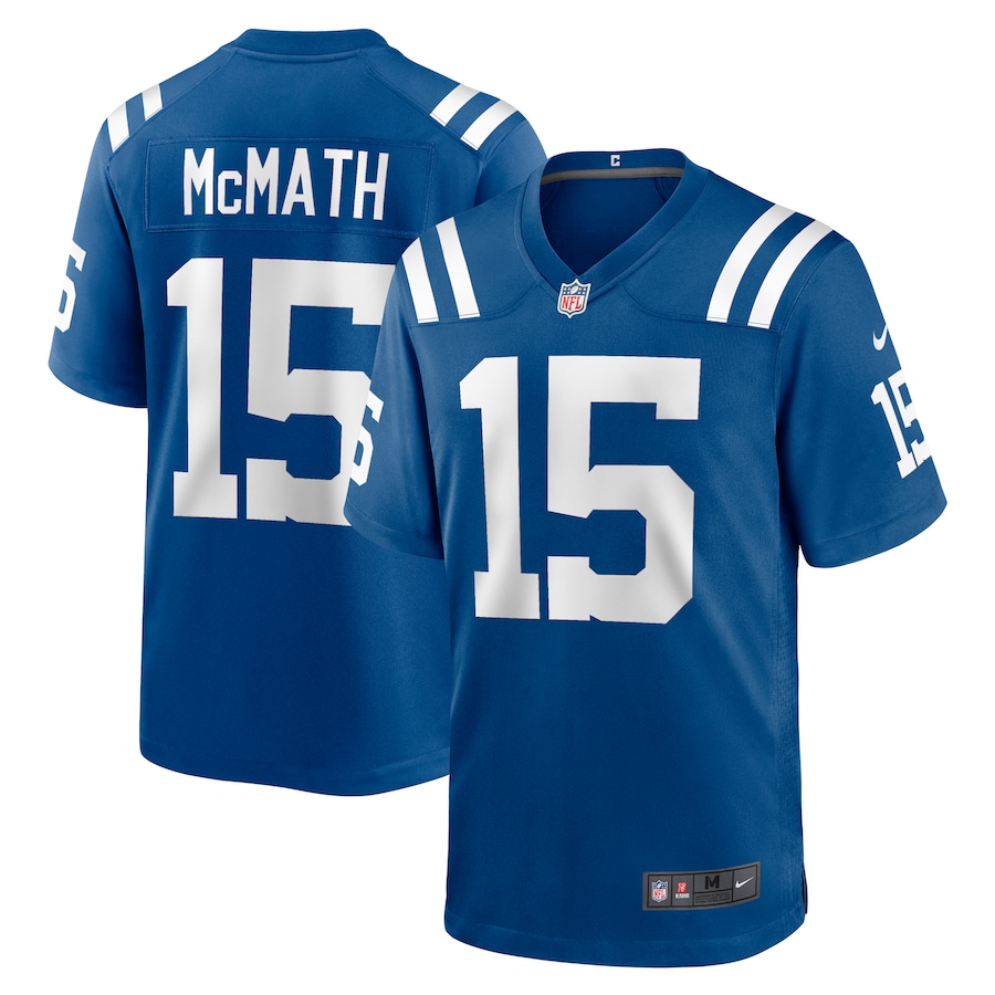 Mens Indianapolis Colts Racey McMath   Royal Team Game Jersey