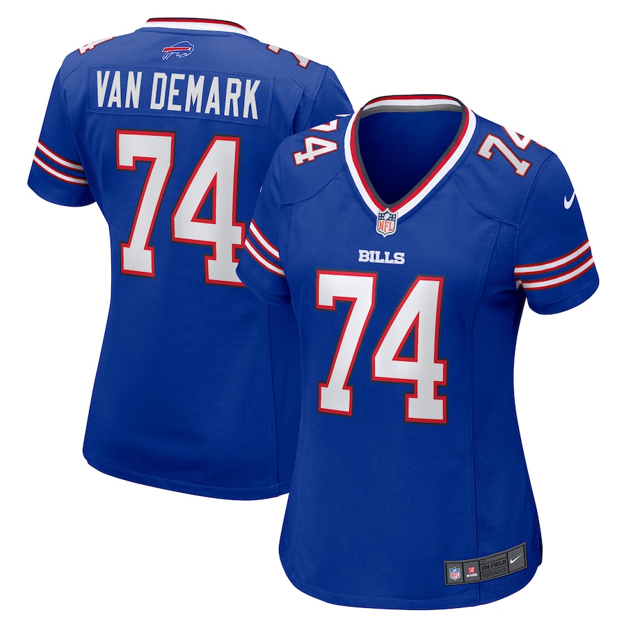 Womens Buffalo Bills Ryan Van Demark  Royal Game Player Jersey