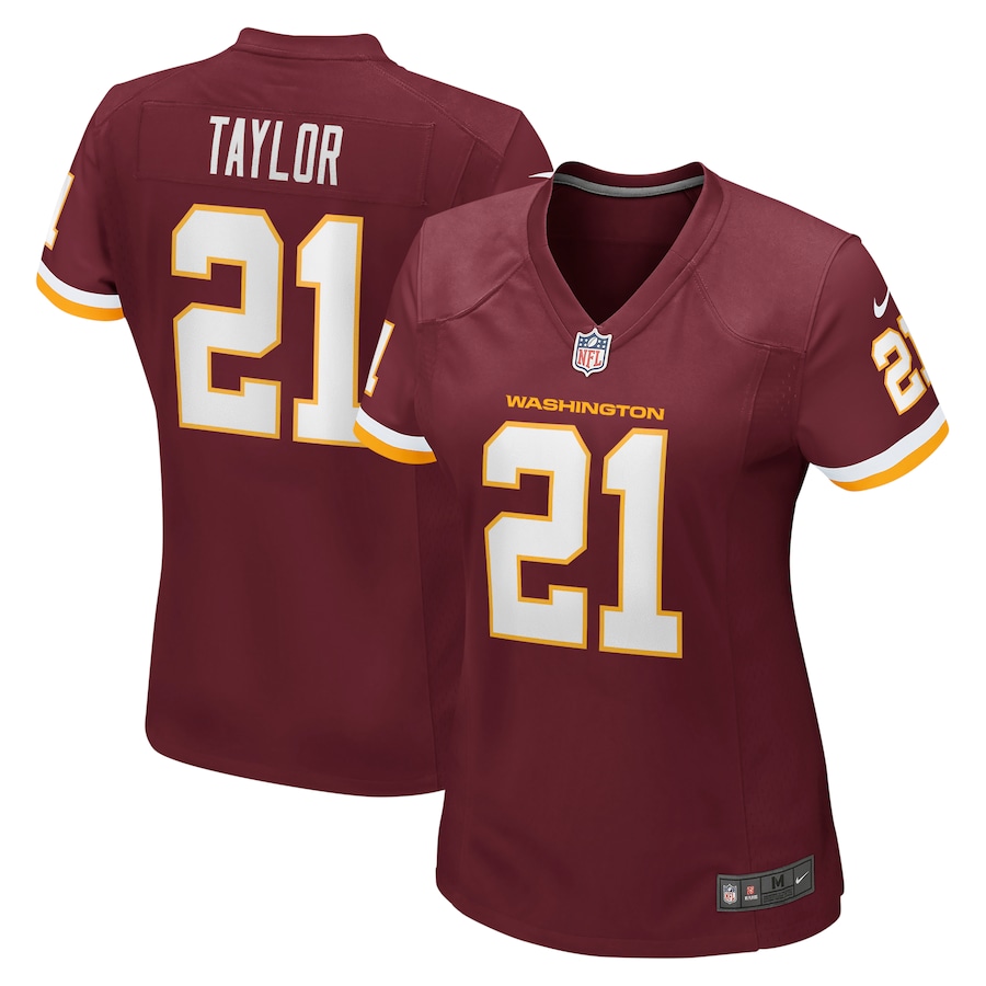 Womens Washington Football Team Sean Taylor  Burgundy Retired Player Game Jersey