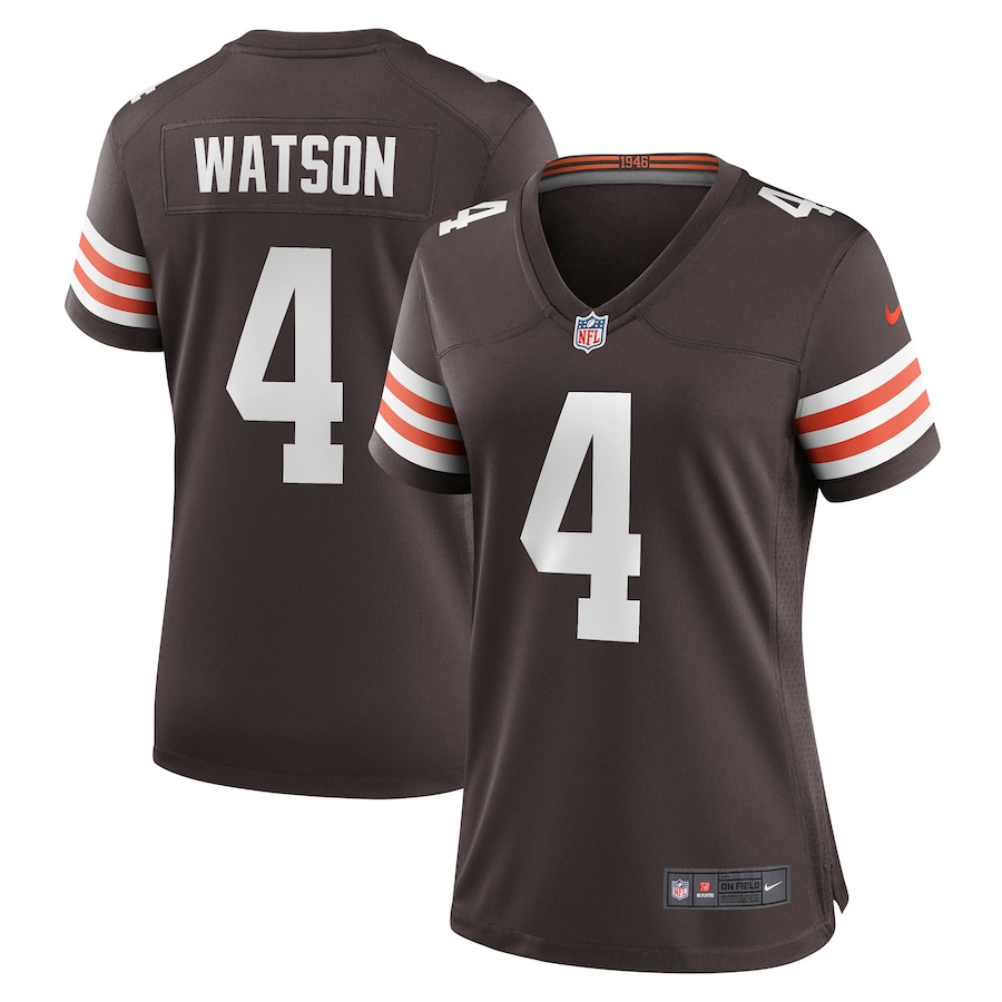 Womens Cleveland Browns Deshaun Watson  Brown Player Jersey