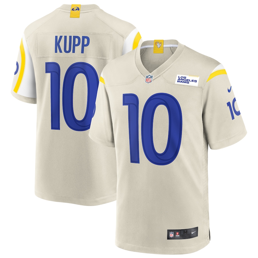 Mens Los Angeles Rams Cooper Kupp  Bone Player Game Jersey