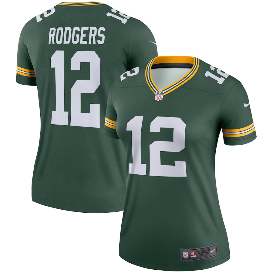 Womens Green Bay Packers Aaron Rodgers  Green Legend Jersey