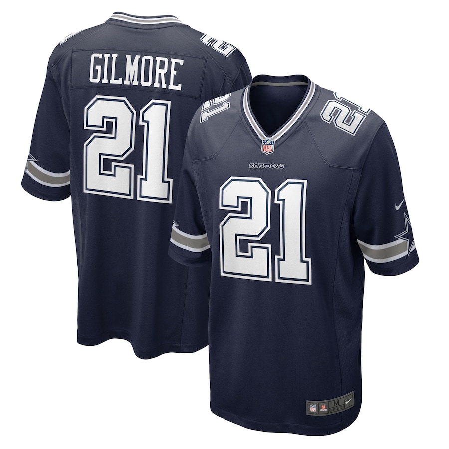 Mens Dallas Cowboys Stephon Gilmore  Navy  Game Jersey
