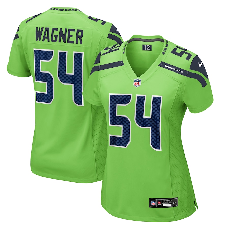 Womens Seattle Seahawks Bobby Wagner  Neon Green  Game Jersey