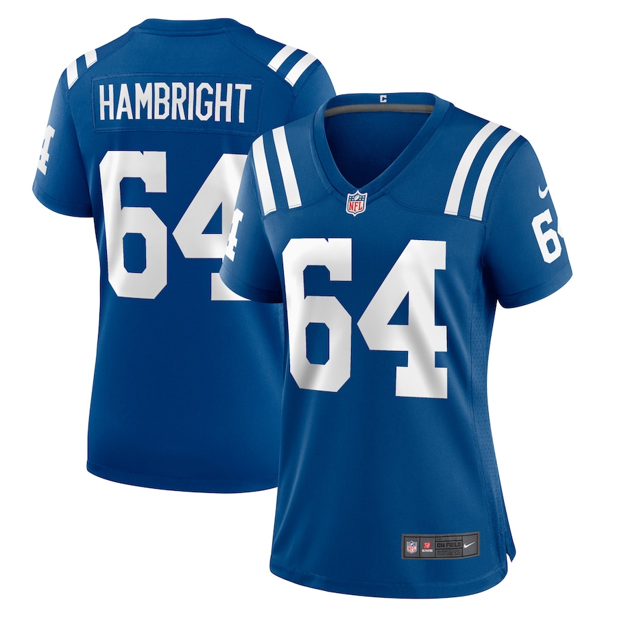 Womens Indianapolis Colts Arlington Hambright  Royal Game Player Jersey