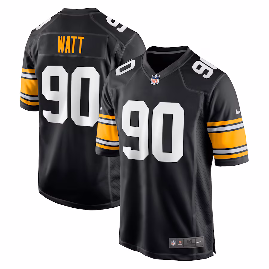 T.J. Watt Pittsburgh Steelers  Alternate Game Jersey -  Black