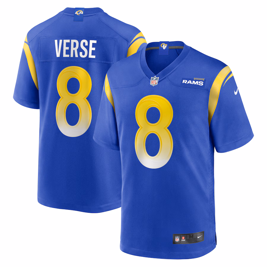 Jared Verse Los Angeles Rams   Player Game Jersey - Royal