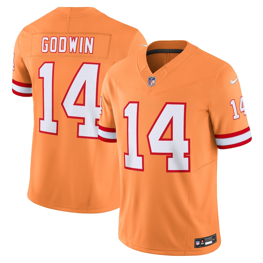 Mens Tampa Bay Buccaneers Chris Godwin  Orange Vapor F.U.S.E. Limited Jersey