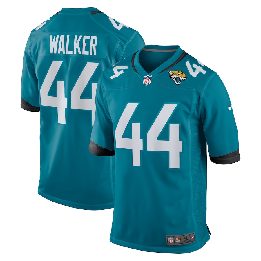 Youth Jacksonville Jaguars Travon Walker  Teal Game Jersey