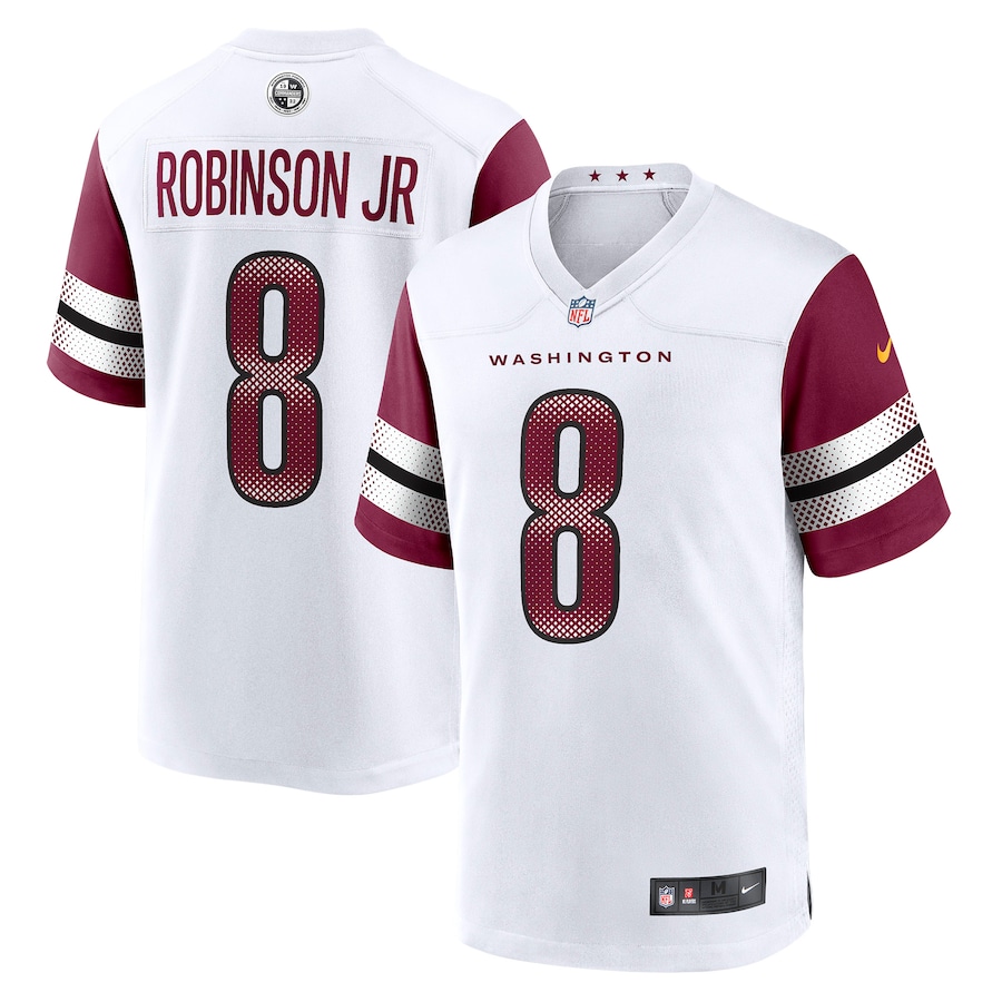 Mens Washington Commanders Brian Robinson Jr.  White Away Game Player Jersey