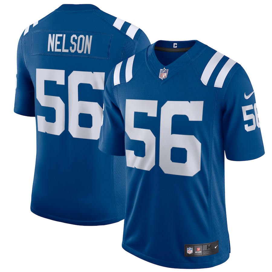 Mens Indianapolis Colts Quenton Nelson  Royal Vapor Limited Jersey