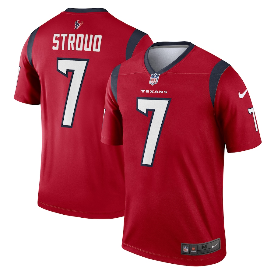 Mens Houston Texans C.J. Stroud  Red  Legend Jersey