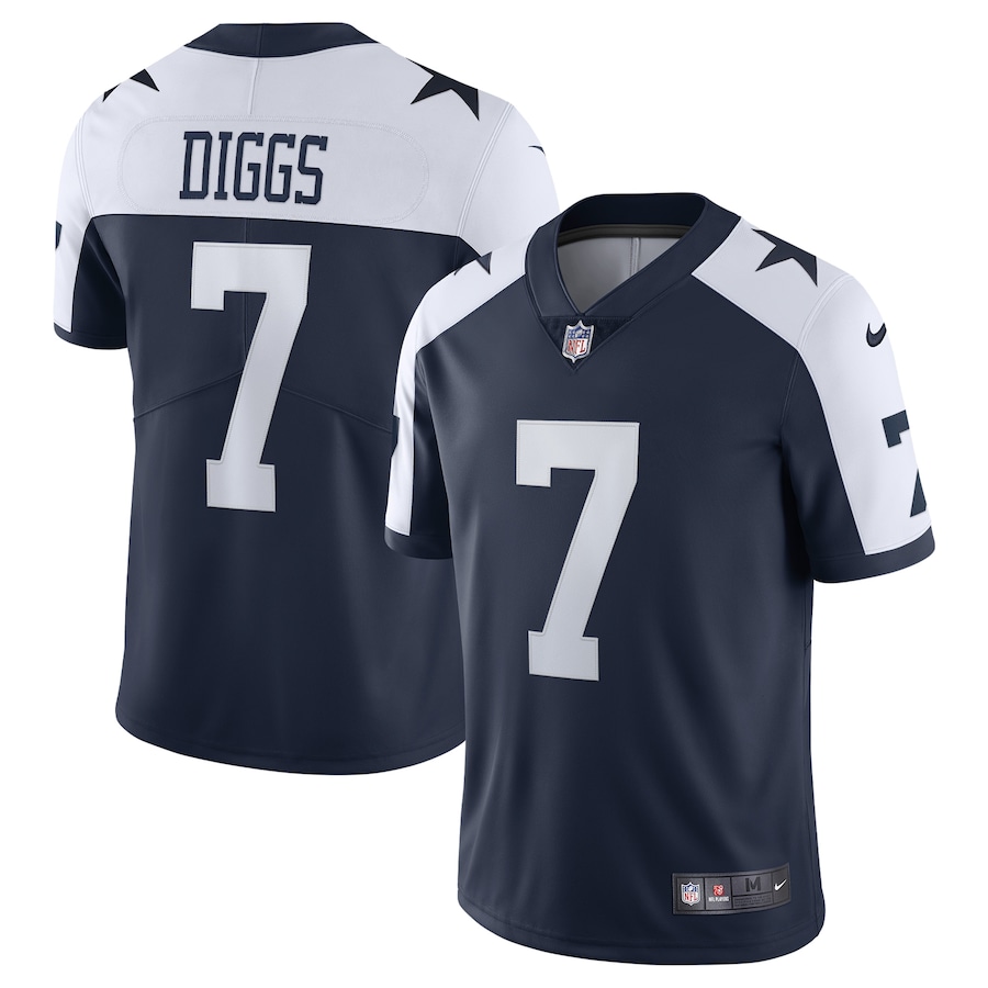 Mens Dallas Cowboys Trevon Diggs  Navy Alternate Vapor Limited Jersey