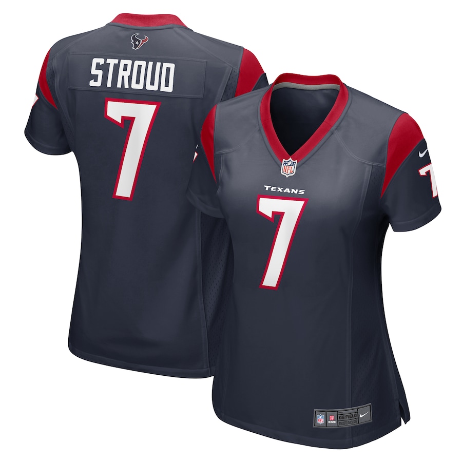Womens Houston Texans C.J. Stroud  Navy Player Jersey