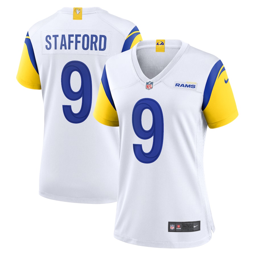 Womens Los Angeles Rams Matthew Stafford  White Player Jersey