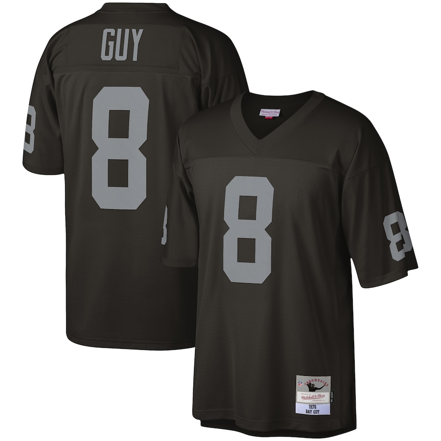 Mens Las Vegas Raiders Ray Guy  Black Legacy Replica Jersey