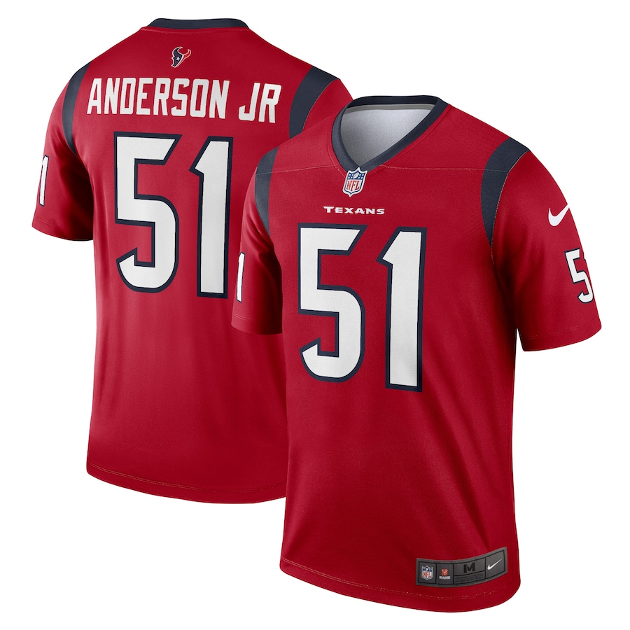 Mens Houston Texans Will Anderson Jr.  Red  Legend Jersey