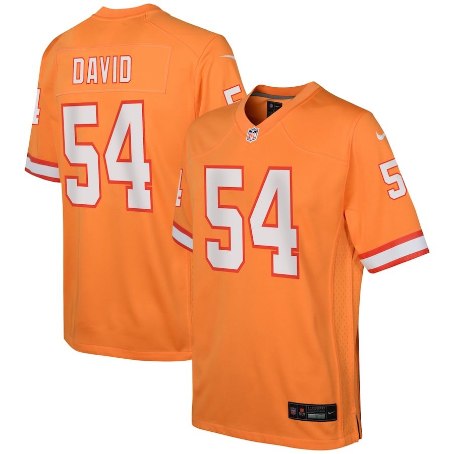Youth Tampa Bay Buccaneers Lavonte David  Orange Game Jersey