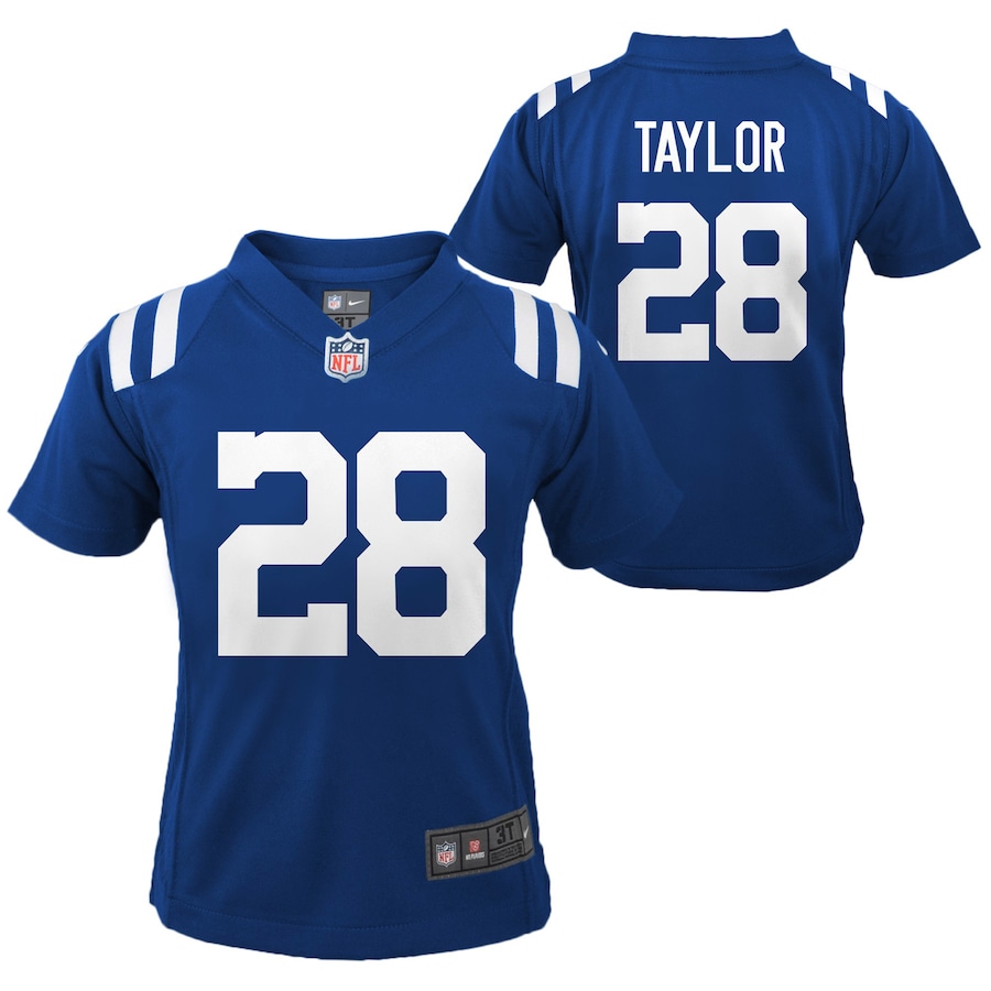 Preschool Indianapolis Colts Jonathan Taylor  Royal Game Jersey