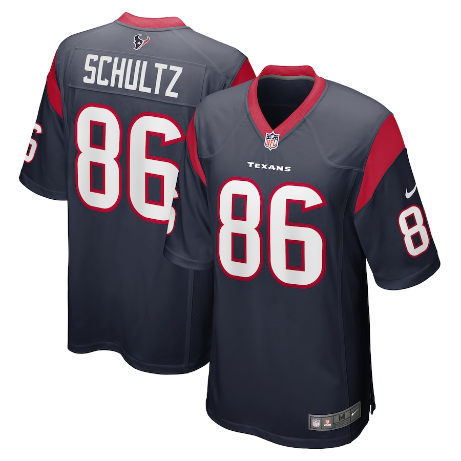 Mens Houston Texans Dalton Schultz   Navy Team Game Jersey