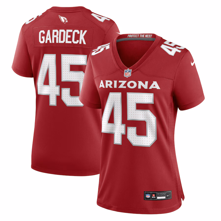 Dennis Gardeck Arizona Cardinals  Women's  Game Jersey -  Cardinal