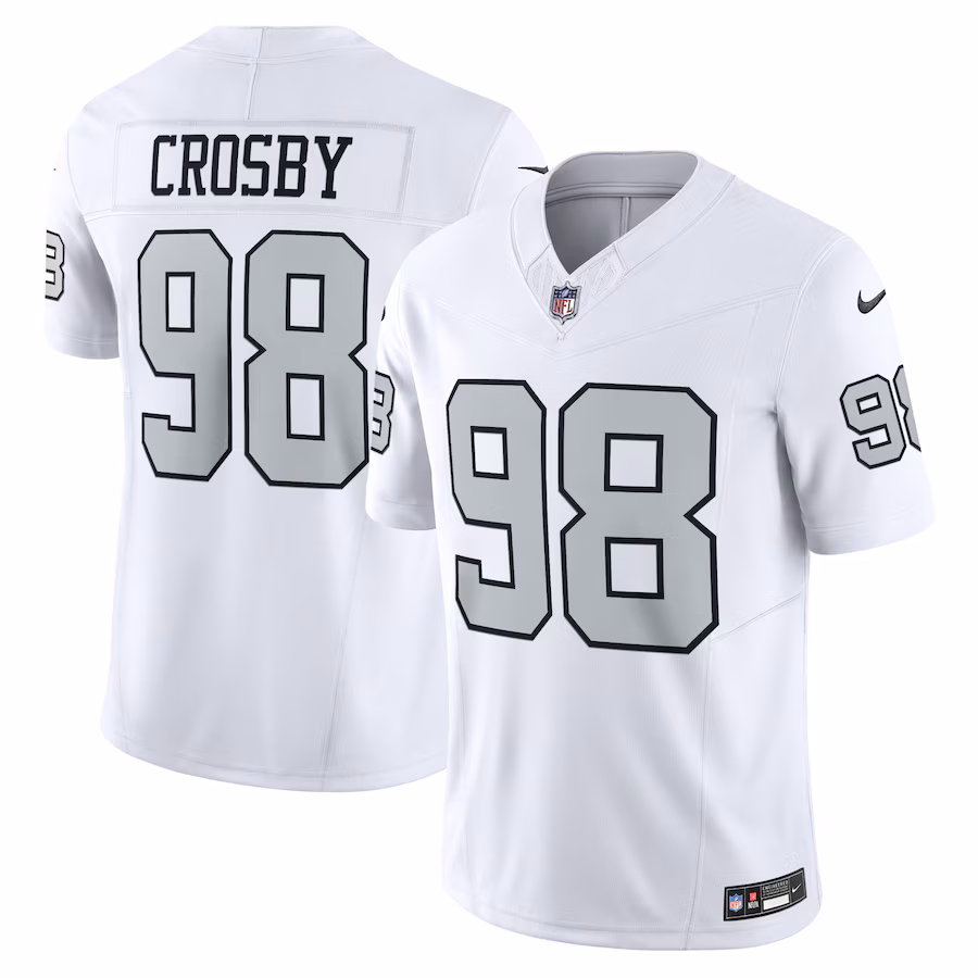 Maxx Crosby Las Vegas Raiders  Vapor F.U.S.E. Limited Jersey - White