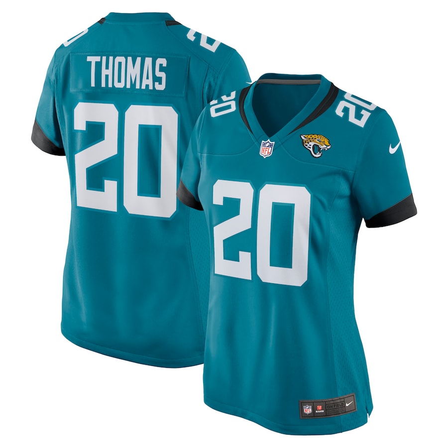Womens Jacksonville Jaguars Daniel Thomas  Teal  Game Jersey