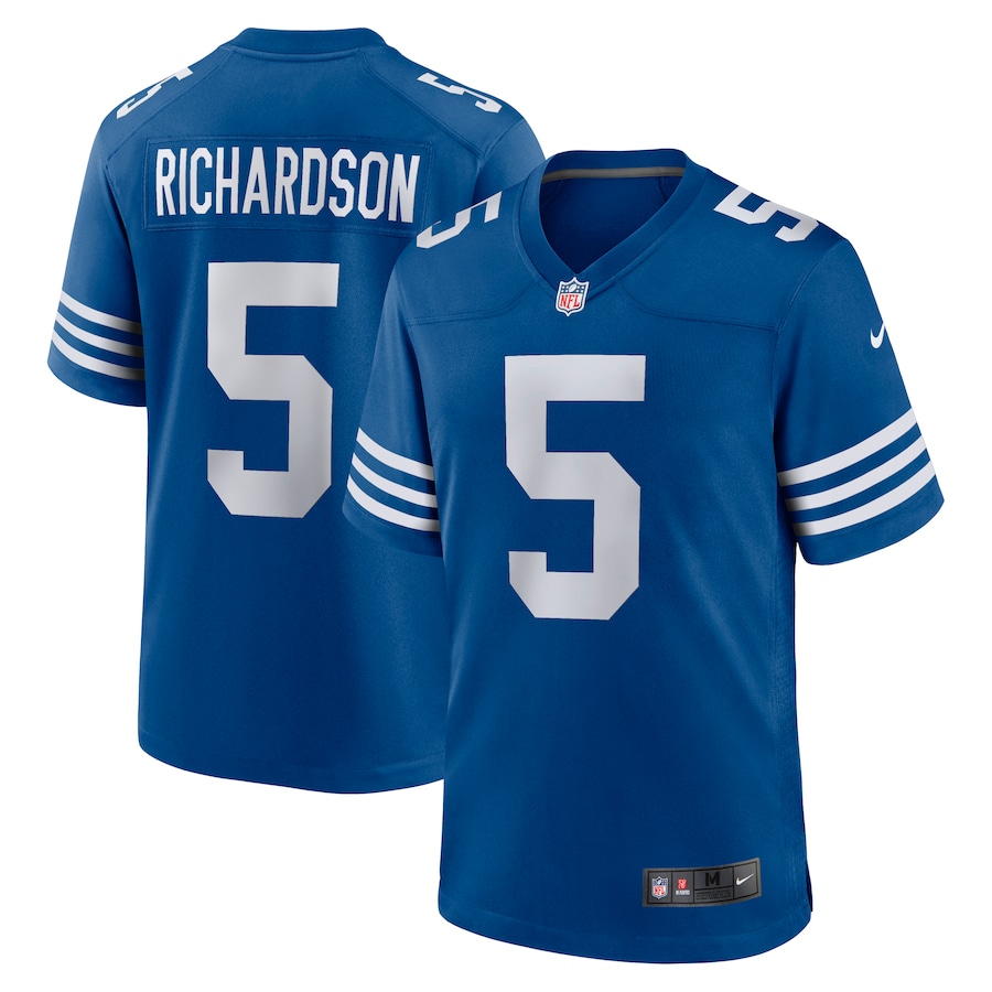 Mens Indianapolis Colts Anthony Richardson  Royal 2023  Draft First Round Pick Alternate Game Jersey