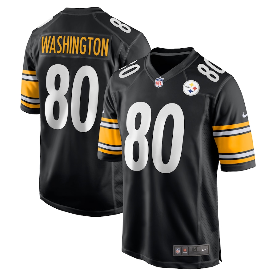 Mens Pittsburgh Steelers Darnell Washington  Black 2023  Draft Pick Game Jersey