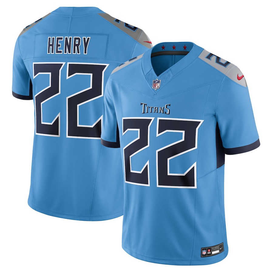 Mens Tennessee Titans Derrick Henry  Light Blue Vapor F.U.S.E. Limited Jersey