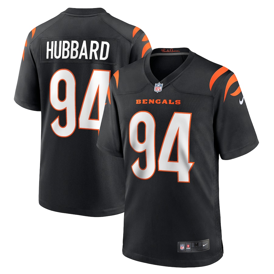 Mens Cincinnati Bengals Sam Hubbard  Black Player Game Jersey