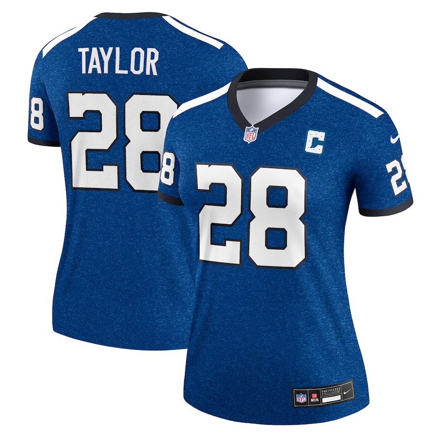 Womens Indianapolis Colts Jonathan Taylor  Royal Alternate Legend Jersey
