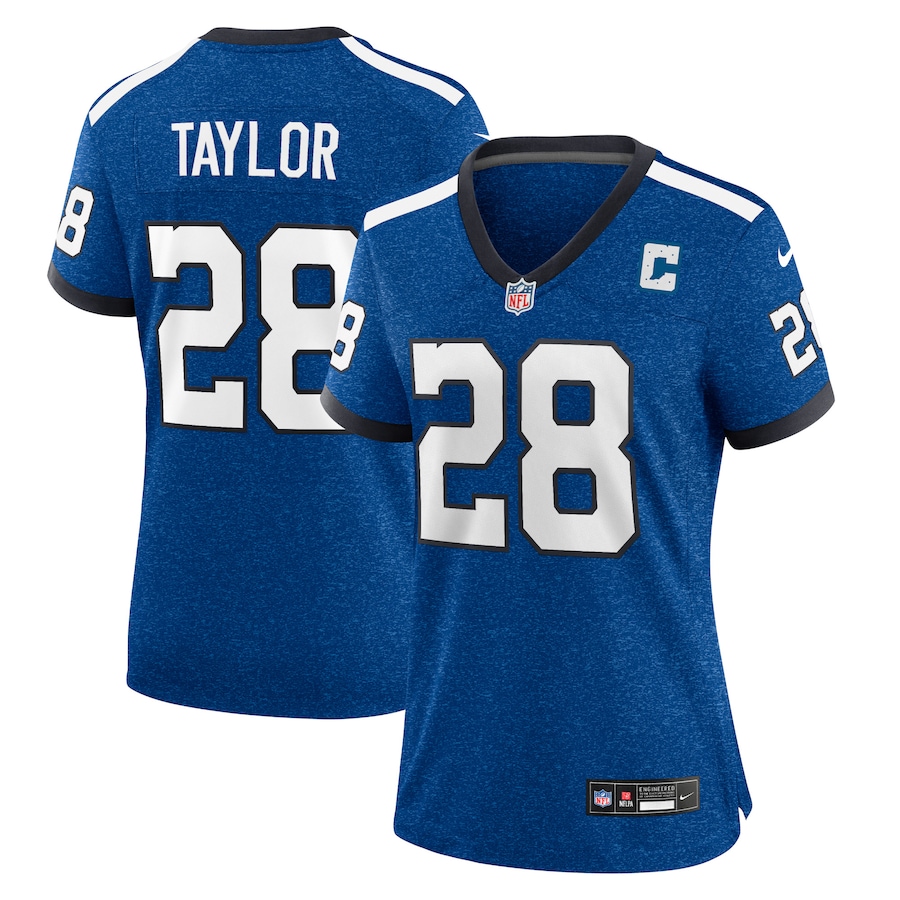 Womens Indianapolis Colts Jonathan Taylor  Royal Player Jersey