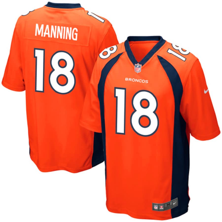Youth Denver Broncos Peyton Manning  Orange Team Color Game Jersey