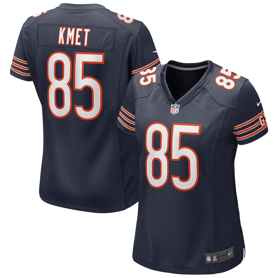 Womens Chicago Bears Cole Kmet  Navy Game Jersey