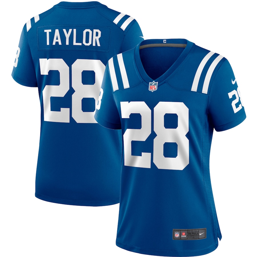 Womens Indianapolis Colts Jonathan Taylor  Royal Player Game Jersey
