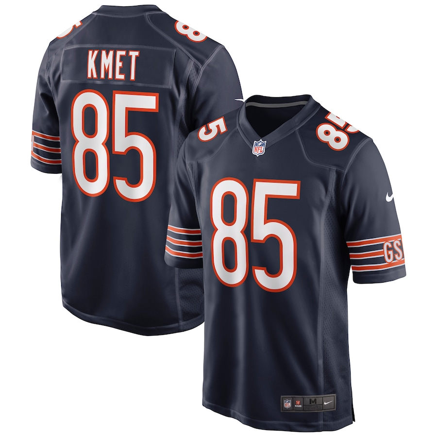 Mens Chicago Bears Cole Kmet  Navy Player Game Jersey