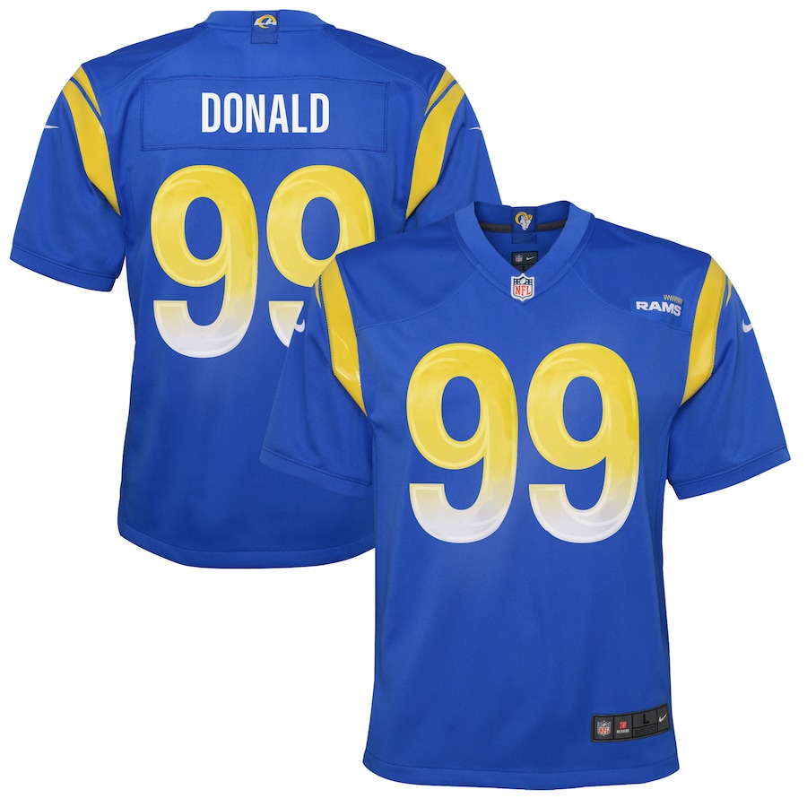 Youth Los Angeles Rams Aaron Donald  Royal Game Jersey