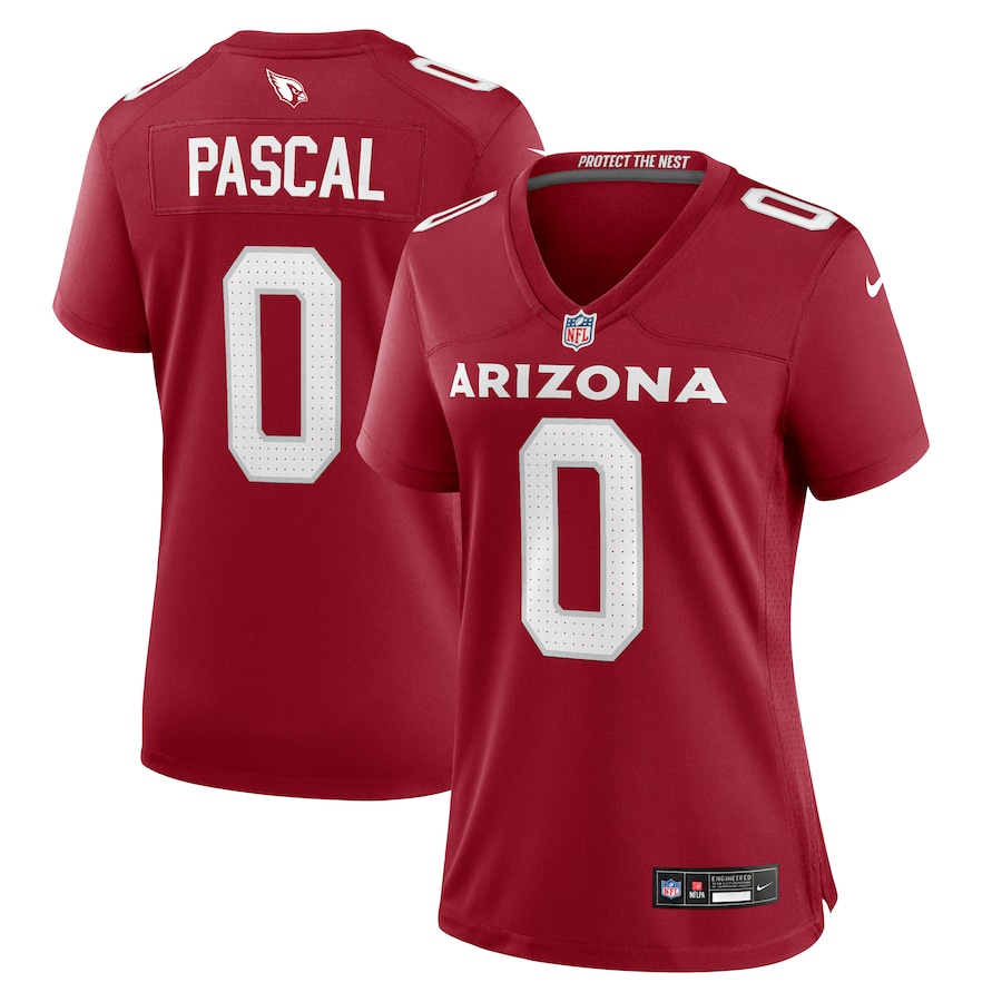 Womens Arizona Cardinals Zach Pascal  Cardinal Game Player Jersey