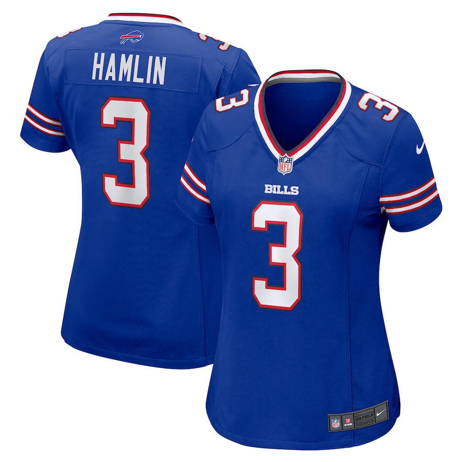 Womens Buffalo Bills Damar Hamlin  Royal Game Jersey