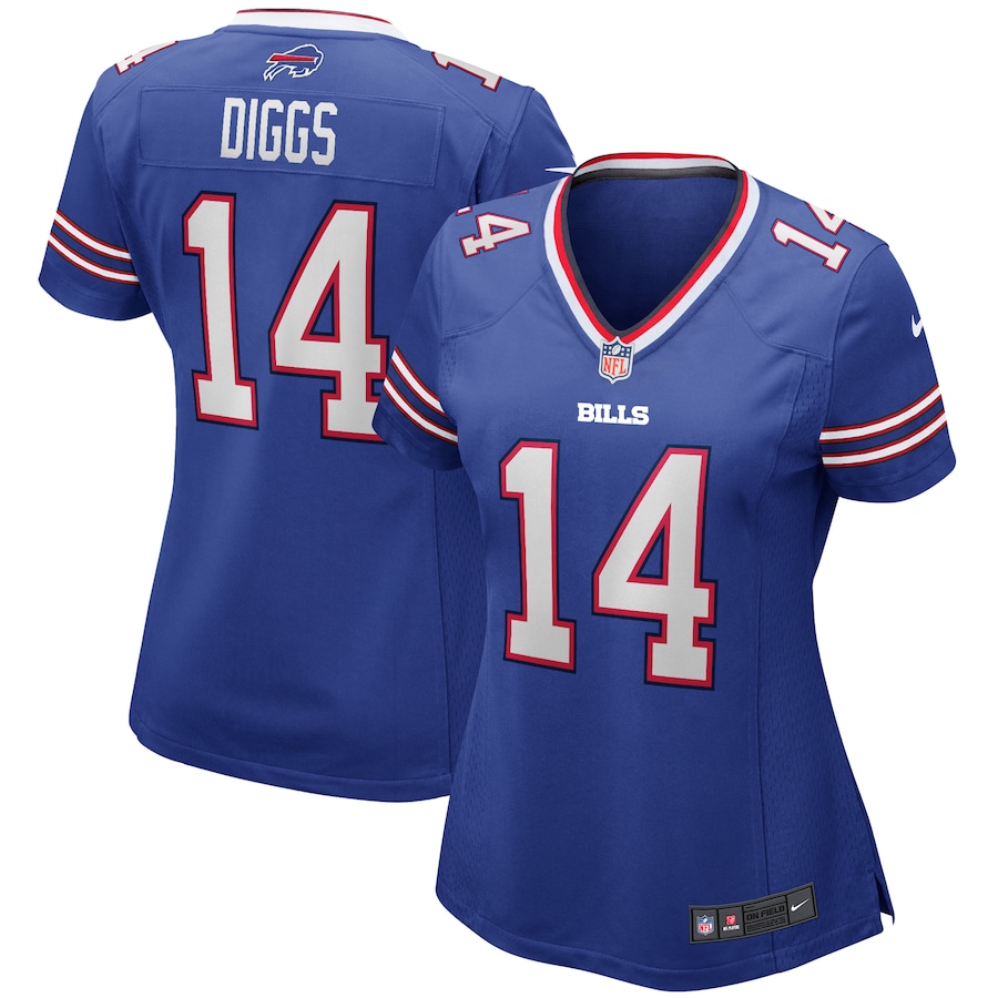 Womens Buffalo Bills Stefon Diggs  Royal Player Game Jersey