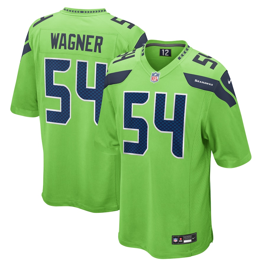 Mens Seattle Seahawks Bobby Wagner  Neon Green  Game Jersey