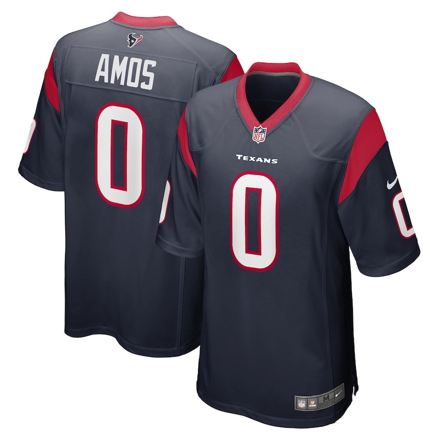 Mens Houston Texans Adrian Amos   Navy  Game Jersey