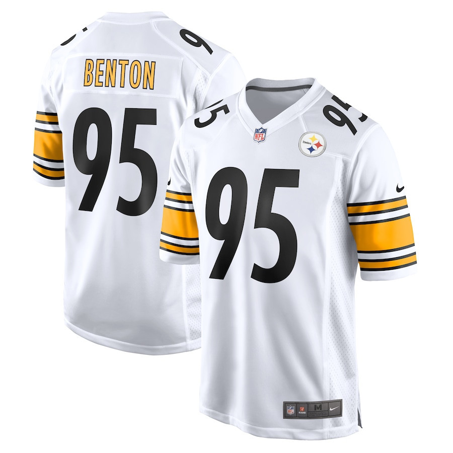 Keeanu Benton 95 Pittsburgh Steelers Men Game Jersey - White