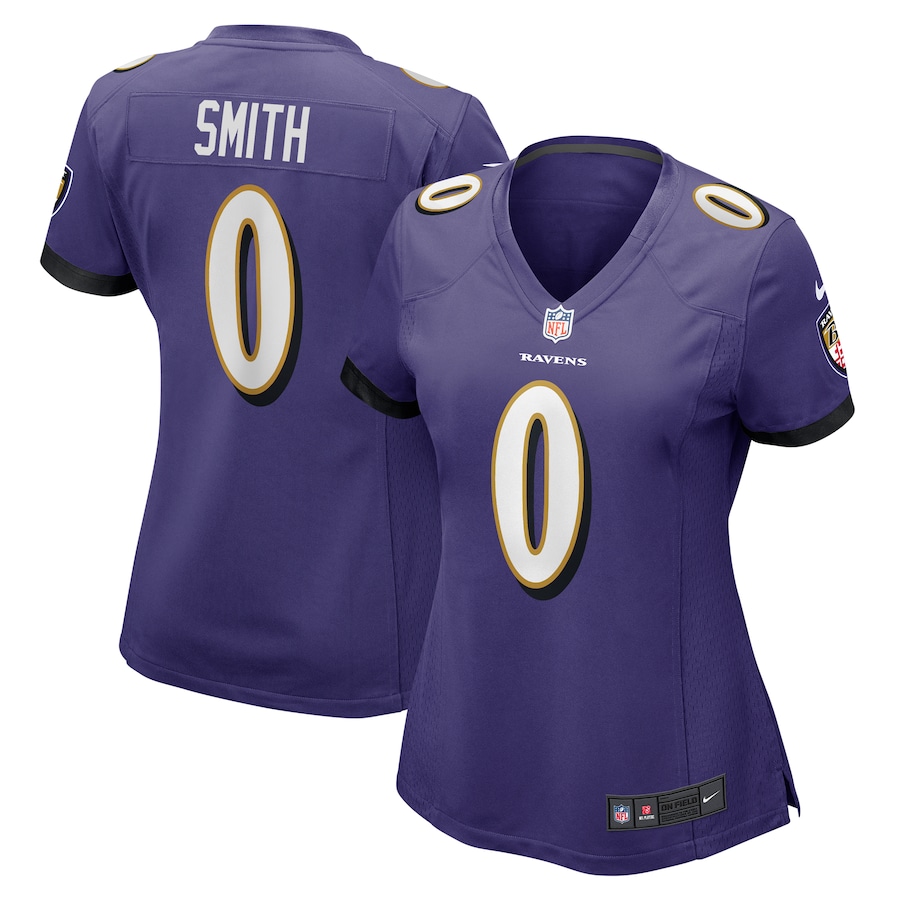 Womens Baltimore Ravens Roquan Smith  Purple Team Game Jersey
