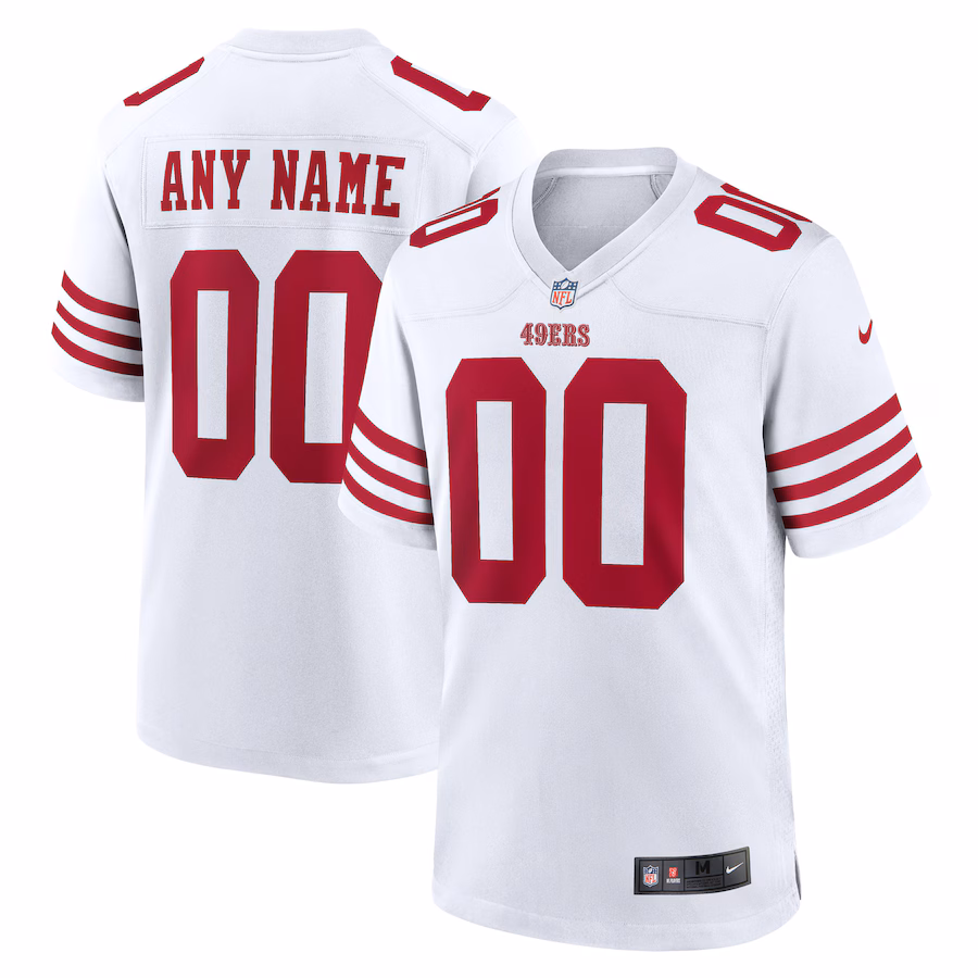 San Francisco 49ers  Game Custom Player Jersey - White