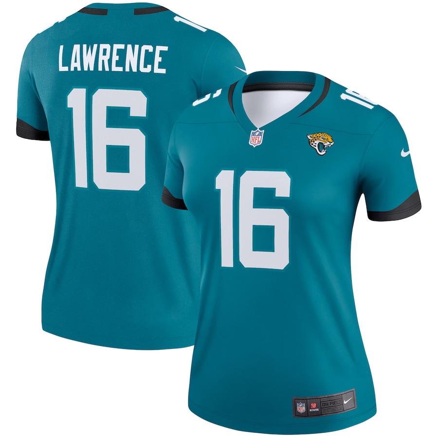 Womens Jacksonville Jaguars Trevor Lawrence  Teal Legend Jersey