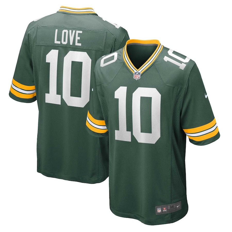 Mens Green Bay Packers  Love  Green Game Jersey